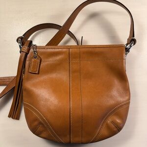 Coach Brown Leather Y2K SoHo Crossbody Bag.